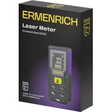 Дальномер Ermenrich Reel GD100 (100м, красный лазер, замеры S/V, углов, +/-, 100знач., 2xAAA) фиолетовый