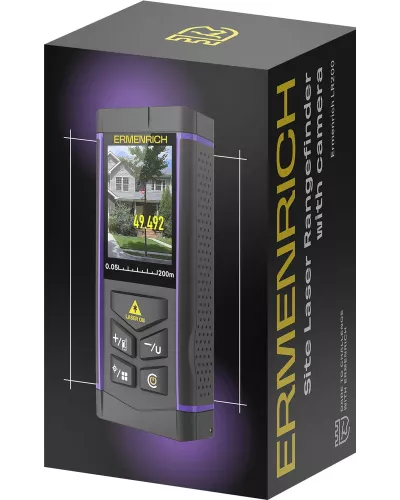 
					Лазерная рулетка Ermenrich PRO LR200, с камерой									