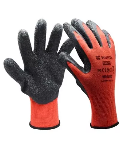 Перчатки защитные трикотажные, покрыты латексом, Red Latex Grip, р. 10