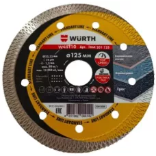 Алмазный диск по плитке 1A1R WURTH WCST10 d125х22,2х1,3х10мм