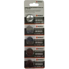 Элемент питания литиевый CR2032-3В, WUMAX