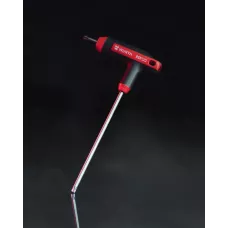 Набор угловых винтовертов Red Stripe, Т-обр., HEX, со сферической головкой, 2,5-10мм, 7 шт., WURTH