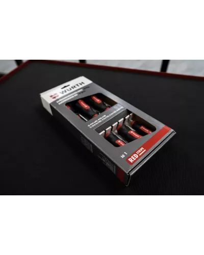 Набор отверток Red Stripe, 6 шт., WURTH
