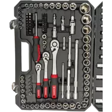 Набор инструментов 1/4, 3/8, 1/2, Red Stripe, 154 шт., WURTH