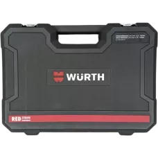 Набор инструментов 1/4, 3/8, 1/2, Red Stripe, 154 шт., WURTH