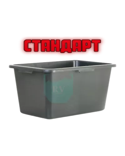 Контейнер строительный прямоугольный (55 литров) Стандарт 