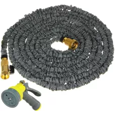 INBLOOM Шланг для полива растягивающийся, 15м, 8 реж., ТПЭ, полиэстер, алюминий, пластик