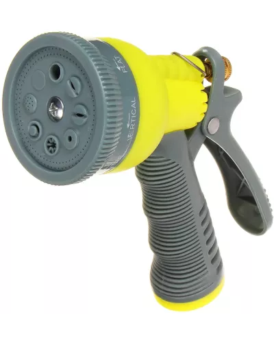 INBLOOM Шланг для полива растягивающийся, 15м, 8 реж., ТПЭ, полиэстер, алюминий, пластик