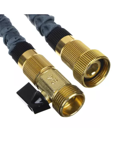 INBLOOM Шланг для полива растягивающийся, 15м, 8 реж., ТПЭ, полиэстер, алюминий, пластик