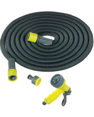 INBLOOM Шланг растягивающийся, 15м, ТПЭ, полиэстер, пластик