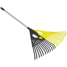 INBLOOM PROF+ Грабли телескопические 2 в 1, 24 зубьев, 53х46см, рукоять 70-120см, металл, PP