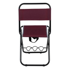 РУССО ТУРИСТО Стул рыбака, до 80кг, 35х28х60см, оксфорд 600D, сталь d16мм