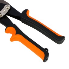 ЕРМАК Ножницы по металлу 250 мм, двухкомпонентная рукоятка, левый