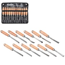 ЕРМАК Набор фигурных стамесок 12шт