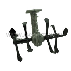 Насадка культиватор для триммера 28мм 9 шлицов (3 луча закругленные)