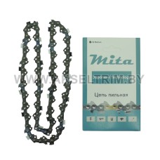 Цепь Mita 3/8″ 1,6 мм 33 зуба, 45см квадратный зуб двойной выброс