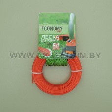 Леска для триммера сечение звезда диаметр 2,4 15м Economy Line – Китай