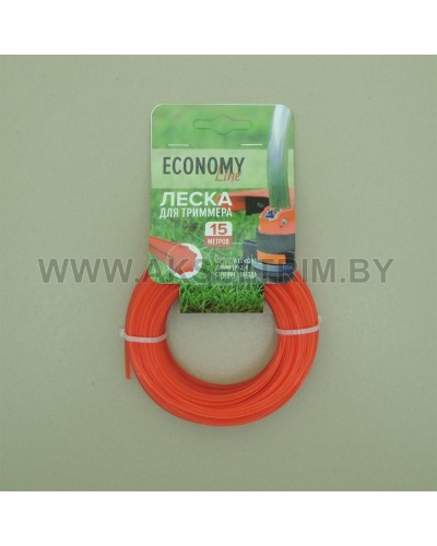 Леска для триммера сечение звезда диаметр 2,4 15м Economy Line – Китай