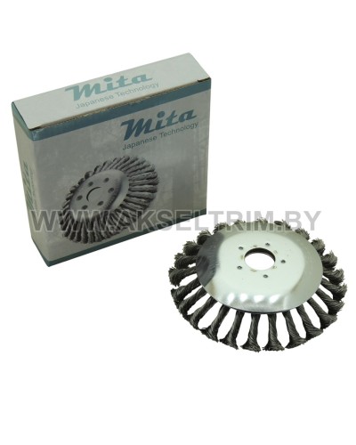 Насадка – металлическая щетка для триммера диаметр 6 дюймов