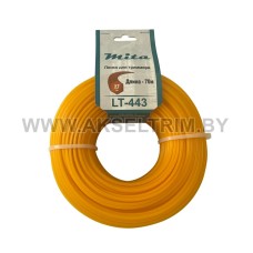 Леска для триммера MITA сечение шестигранник диаметр 2,7 бобина 70 м