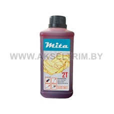 Масло моторное Mita для 2-тактных двигателей минеральное API TB 0,5 л