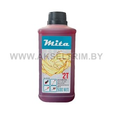 Масло моторное Mita для 2-тактных двигателей полусинтетическое API TC 0,5л