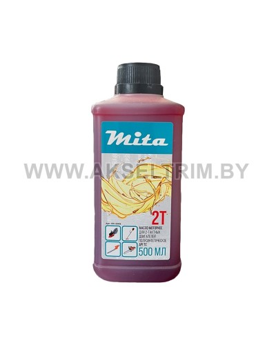 Масло моторное Mita для 2-тактных двигателей полусинтетическое API TC 0,5л