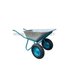 ТАЧКА СТРОИТЕЛЬНАЯ MITA 2X125 (ДО 125Л, ДО 300КГ, 2X4.80/4.00-8, ПНЕВМО, ОСЬ 20*90)