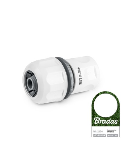 Быстросоединитель WHITE LINE универс. для шлангов 1/2″, 5/8″, 3/4″