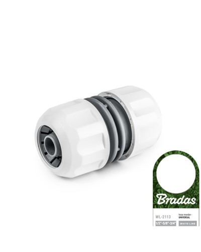 Соединитель ремонтный WHITE LINE универс. для шлангов 1/2″, 5/8″, 3/4″