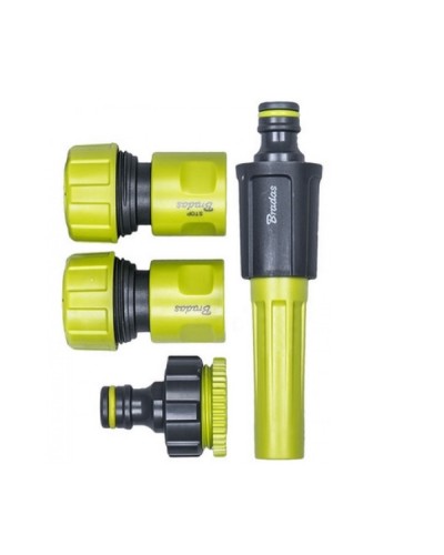 Комплект фитингов для полива из 4-х элем. на 1/2″ и 5/8″ Bradas Lime Line (на картонке)