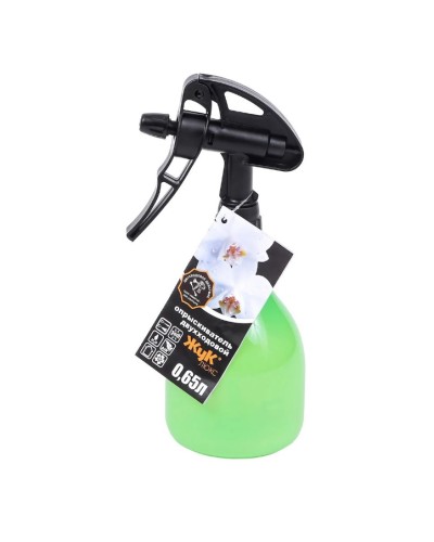 Опрыскиватель триггерный ЖУК Люкс двухходовой 0,65л, прозр. колба