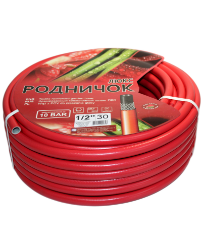 Шланг “Родничок-Люкс” 3,4″ 30м (красный)
