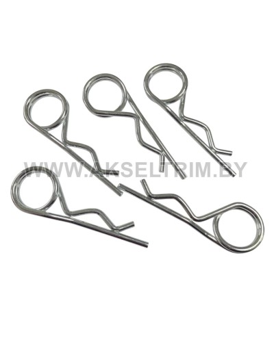 Шплинт пружинный 4,0мм с кольцом для культиватора/мотоблока (5шт)