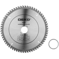 Диск пильный по алюминию DEKO MSB64 (210x25,4-30 мм; 64T) 063-4350, 6974129105684