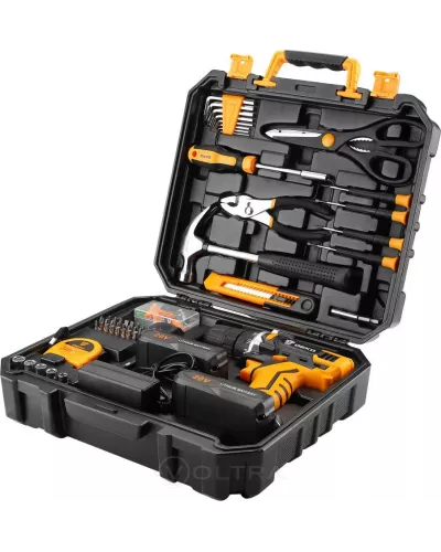 Дрель-шуруповерт аккумуляторная Deko DKCD20FU-Li SET 104 (063-4178)