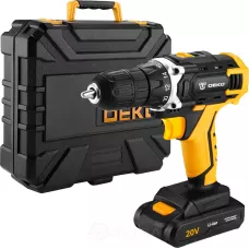 Дрель-шуруповерт аккумуляторная Deko DKCD20FU-Li SET 104 (063-4178)