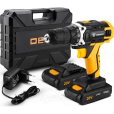 Дрель-шуруповерт аккумуляторная Deko DKCD20FU-Li SET 63-2 (063-4093)