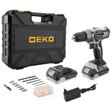 Дрель-шуруповерт аккумуляторная Deko DKCD20 Black Edition SET 3 (063-4050)
