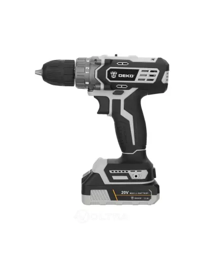 Дрель-шуруповерт аккумуляторная Deko DKCD20 Black Edition SET 3 (063-4050)