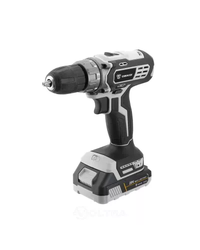 Дрель-шуруповерт аккумуляторная Deko DKCD20 Black Edition SET 3 (063-4050)