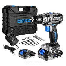 Дрель-шуруповерт аккумуляторная Deko Sharker case (063-4036)