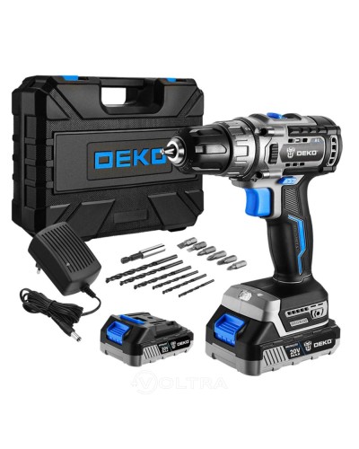 Дрель-шуруповерт аккумуляторная Deko Sharker case (063-4036)
