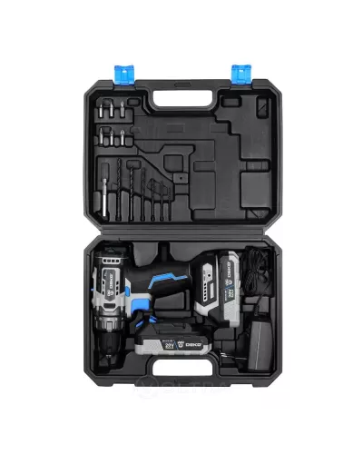 Дрель-шуруповерт аккумуляторная Deko Sharker case (063-4036)