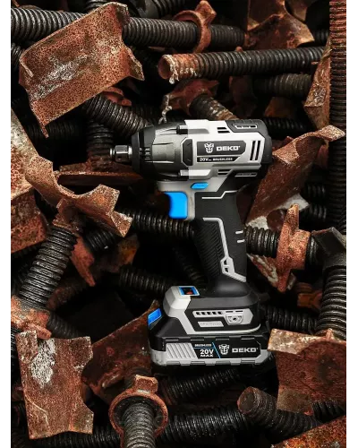 Гайковерт аккумуляторный бесщеточный Deko DKIS20 (063-4033)