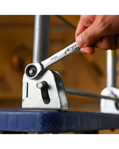  Набор комбинированных трещоточных ключей 8-19мм DEKO RW01 SET 8 (065-0549)