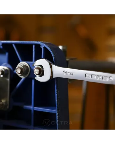  Набор комбинированных трещоточных ключей 8-19мм DEKO RW01 SET 8 (065-0549)