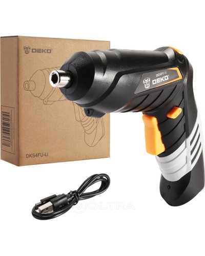 Отвертка аккумуляторная Deko DKS4FU-Li (063-4150)
