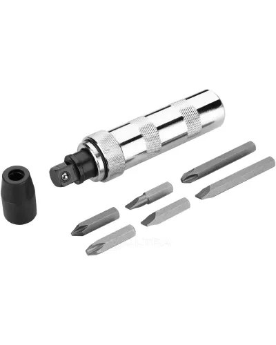  Отвертка ударная с набором бит Deko TZ7 SET 7 (065-0756)