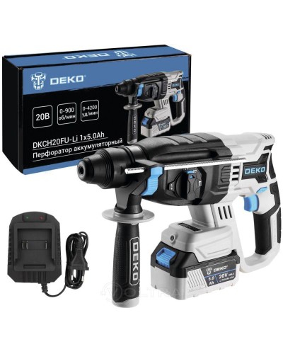 Перфоратор аккумуляторный Deko DKCH20FU-Li (063-4418)
